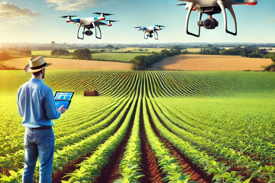 Uso de drones decola na agricultura brasileira